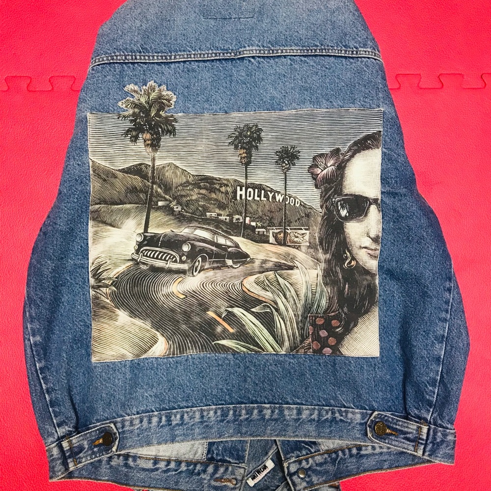Artwear Collection Denim Denim Jacket “Hollywood”